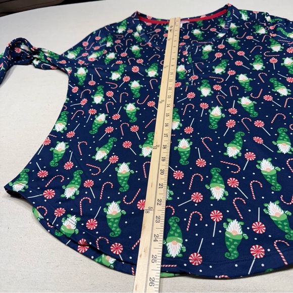 Count The Stars 2pc Gnome Christmas Pajamas - Top L Bottom S/P - Picture 6 of 14